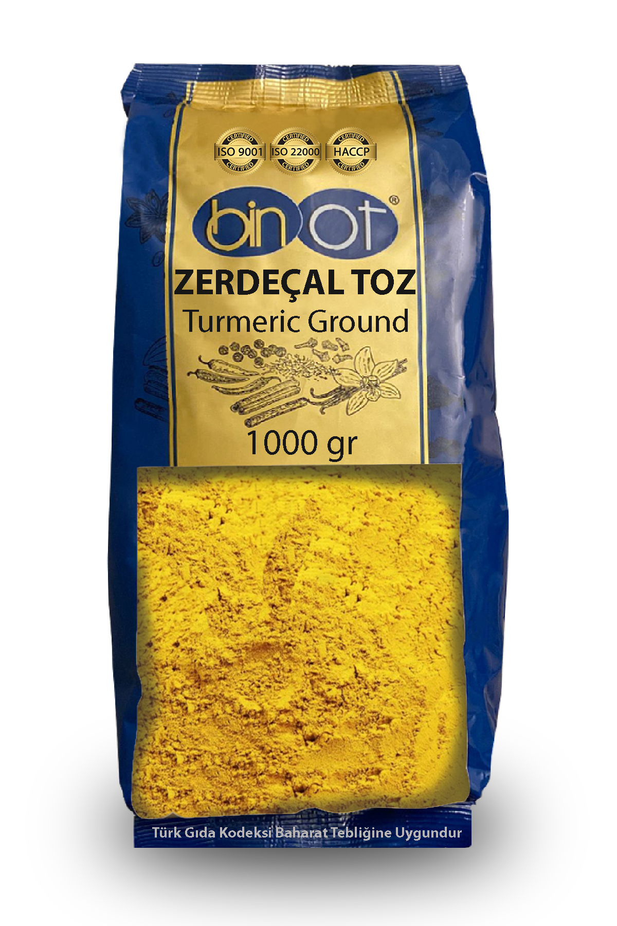 BİNOT ZERDEÇAL TOZ 1KG